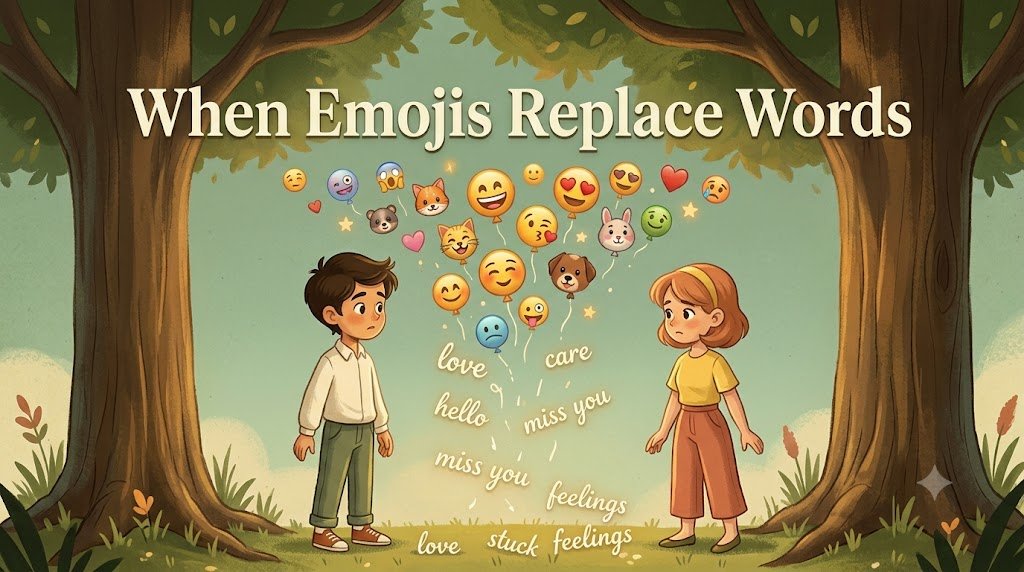 when emojies replace your words.